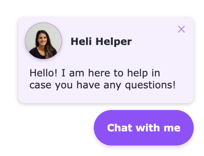 Chat button example