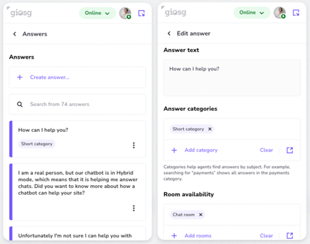 Canned answers 2.0 manager 2